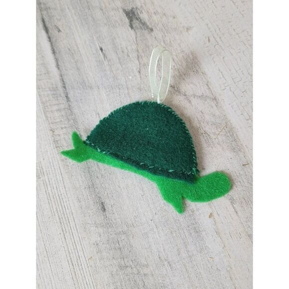Felt turtle tortoise handmade ornament Xmas - Picture 4 of 4